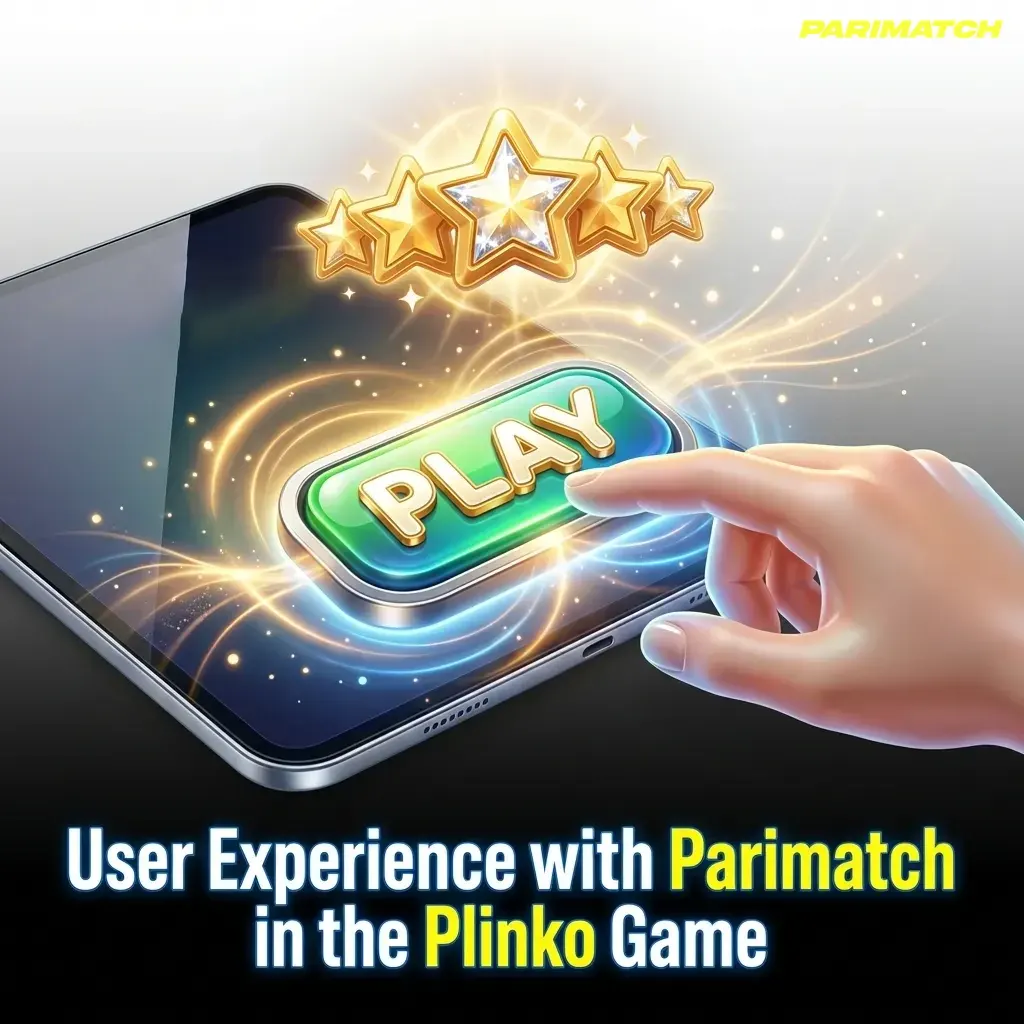 Parimatch Plinko gameplay with multipliers and risk controls on mobile.